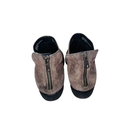 Born Kerri Final Suede Ankle Boots 9 Gray Brown Distressed Western Boho Cottage - Picture 10 of 12
